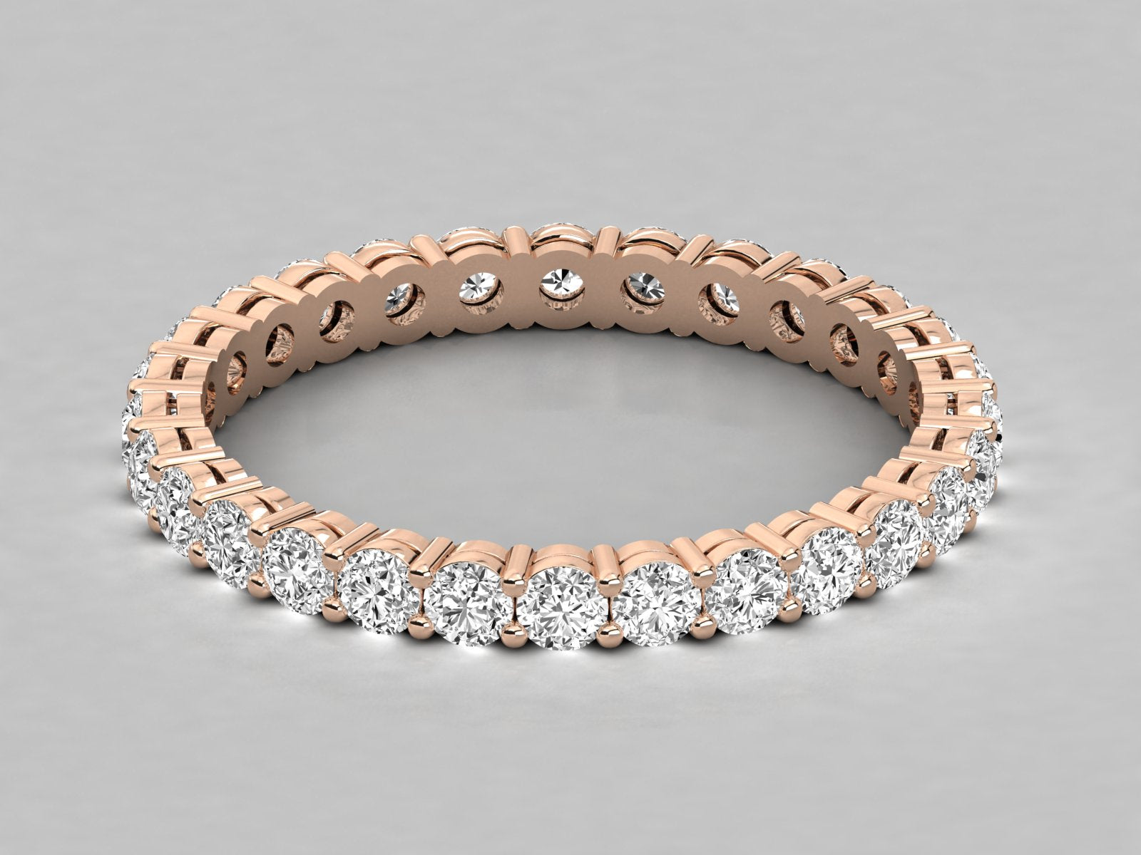 Rose Gold Plated Sterling Silver Ring