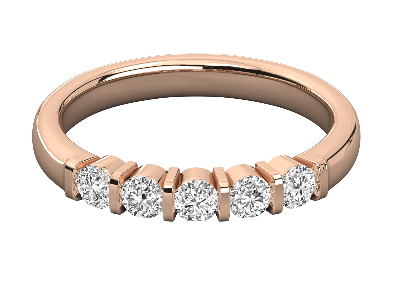 Rose Gold Plated Sterling Silver Ring