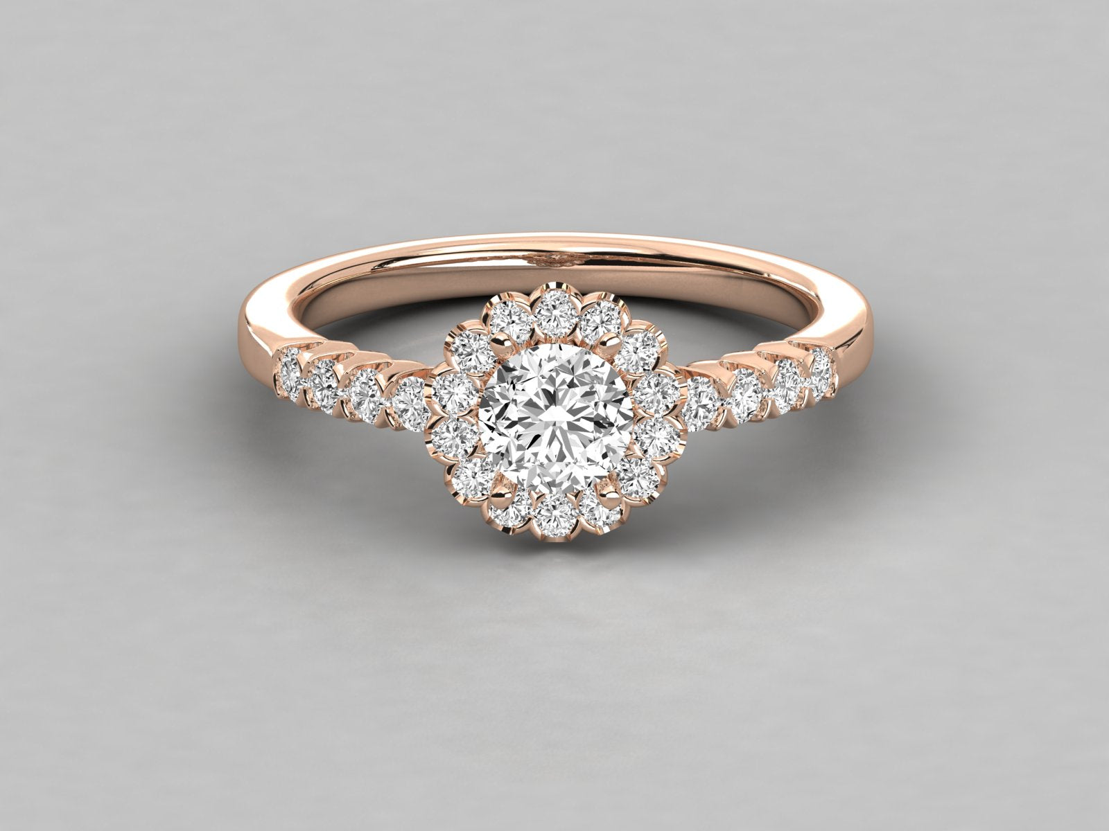 Rose Gold Plated Sterling Silver Ring