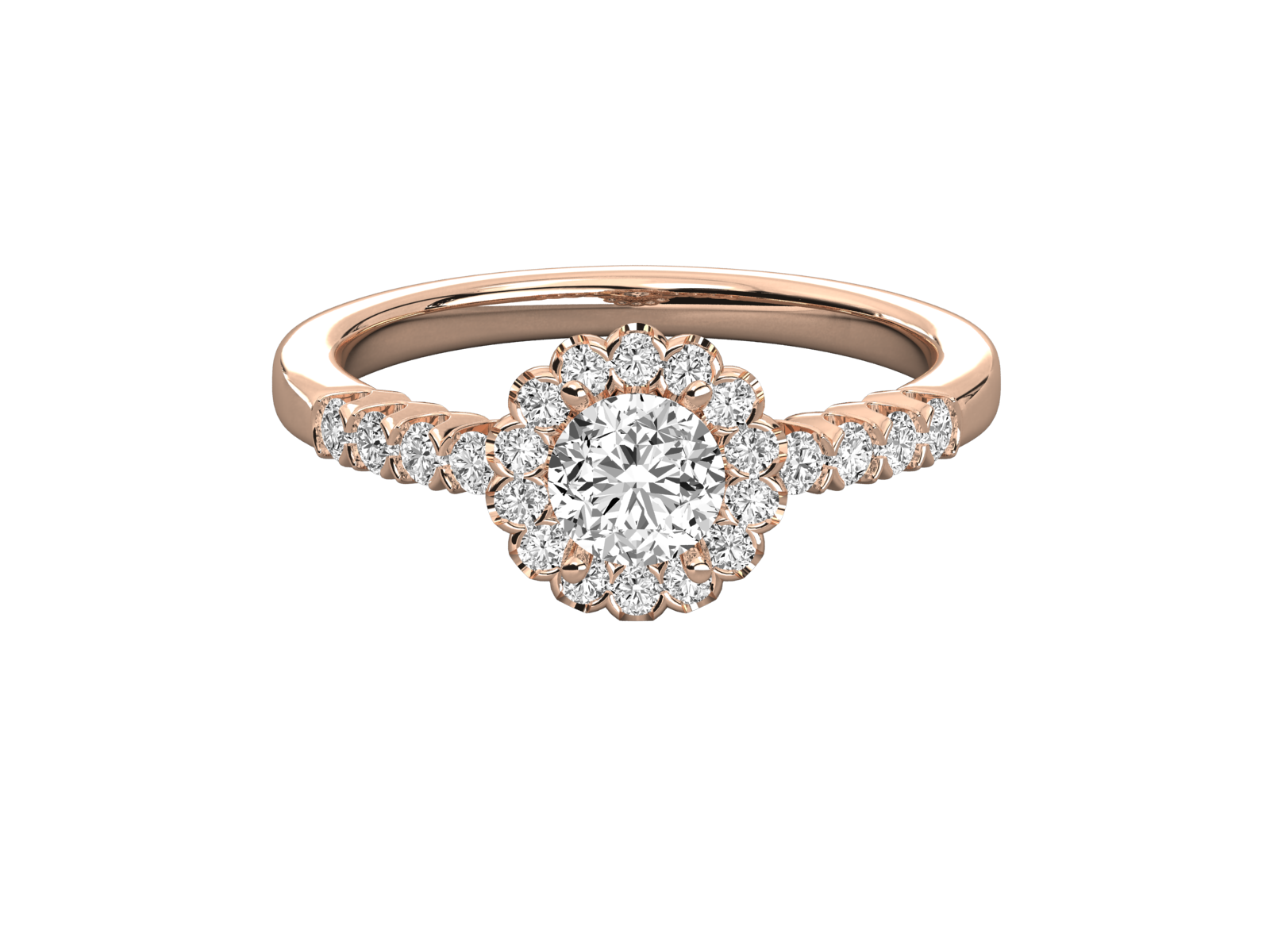 Rose Gold Plated Sterling Silver Ring