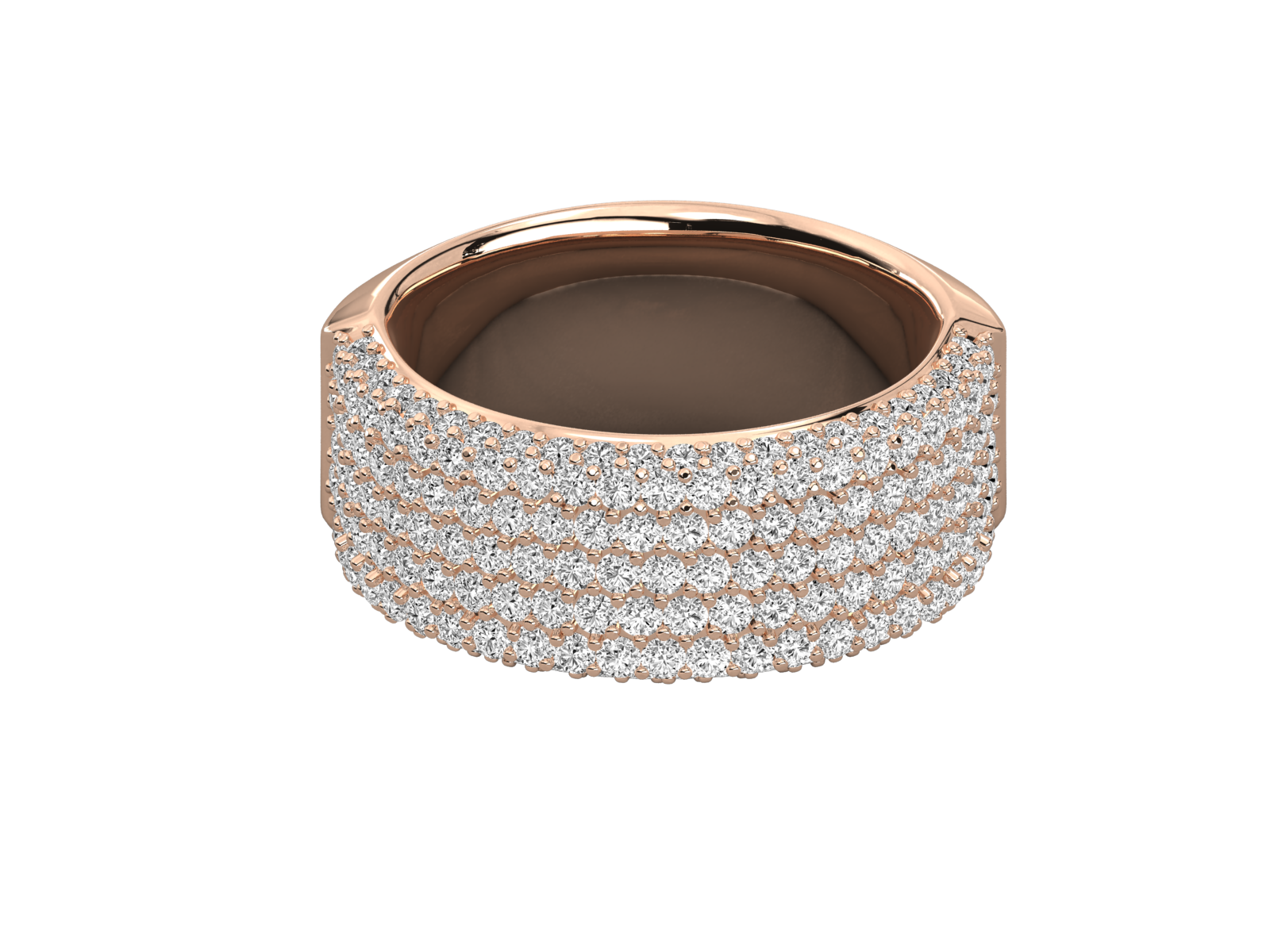 Rose Gold Plated Sterling Silver Ring