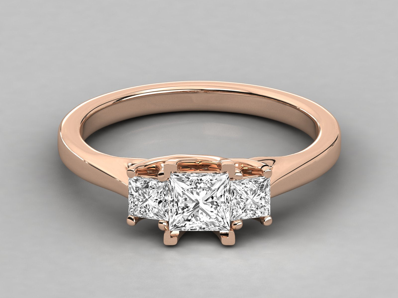 Rose Gold Plated Sterling Silver Ring