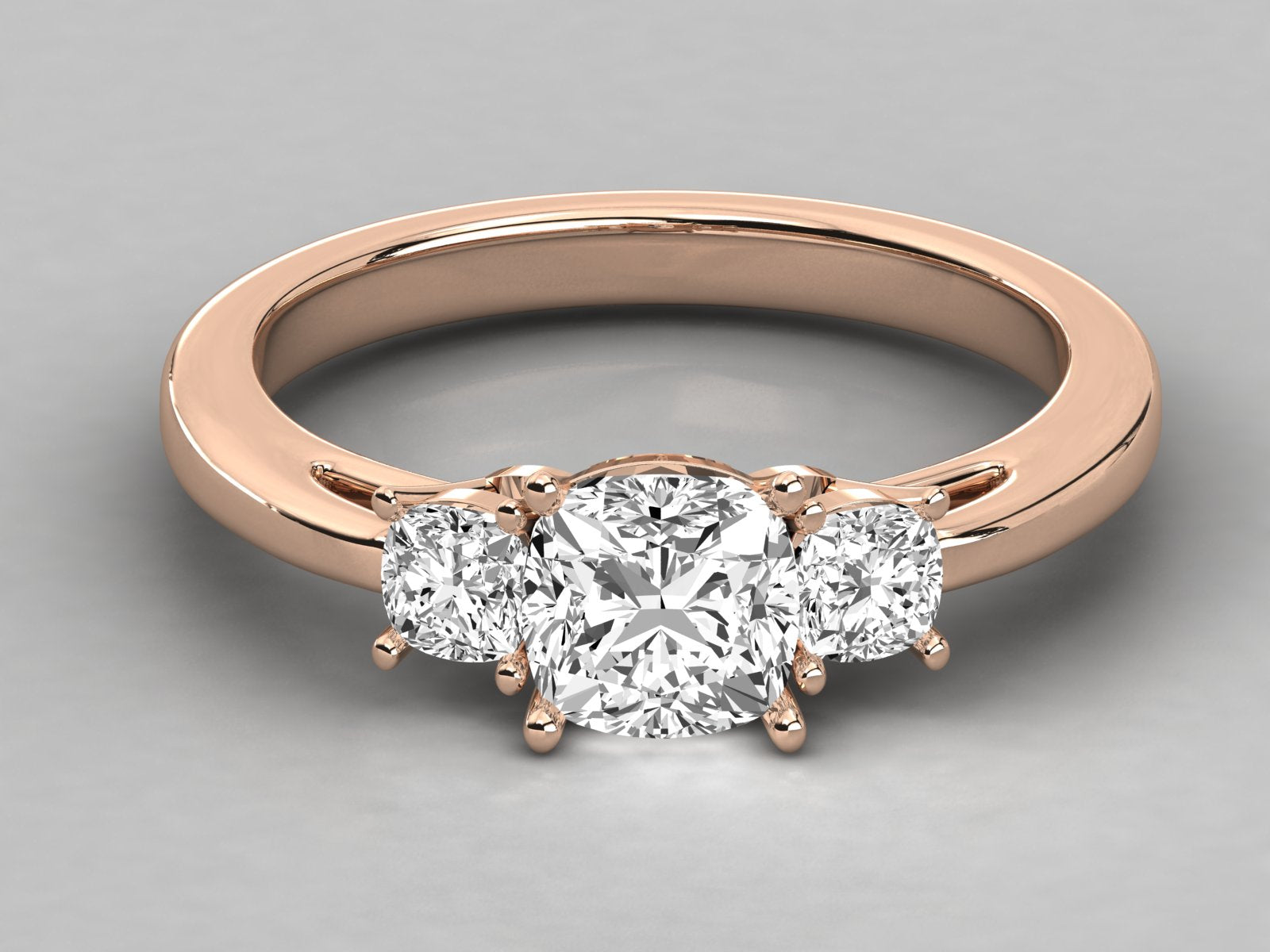 Rose Gold Plated Sterling Silver Ring
