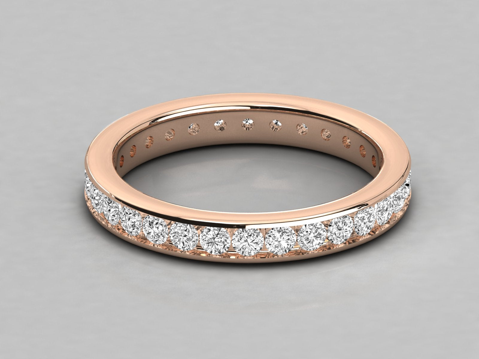 Rose Gold Plated Sterling Silver Ring