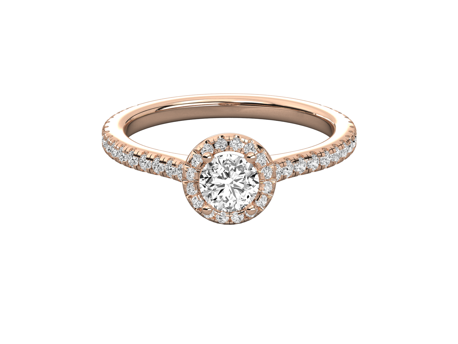 Rose Gold Plated Sterling Silver Ring