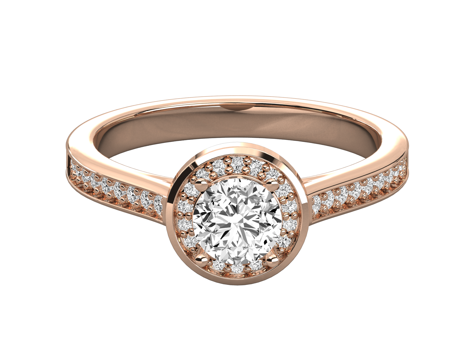 Rose Gold Plated Sterling Silver Ring