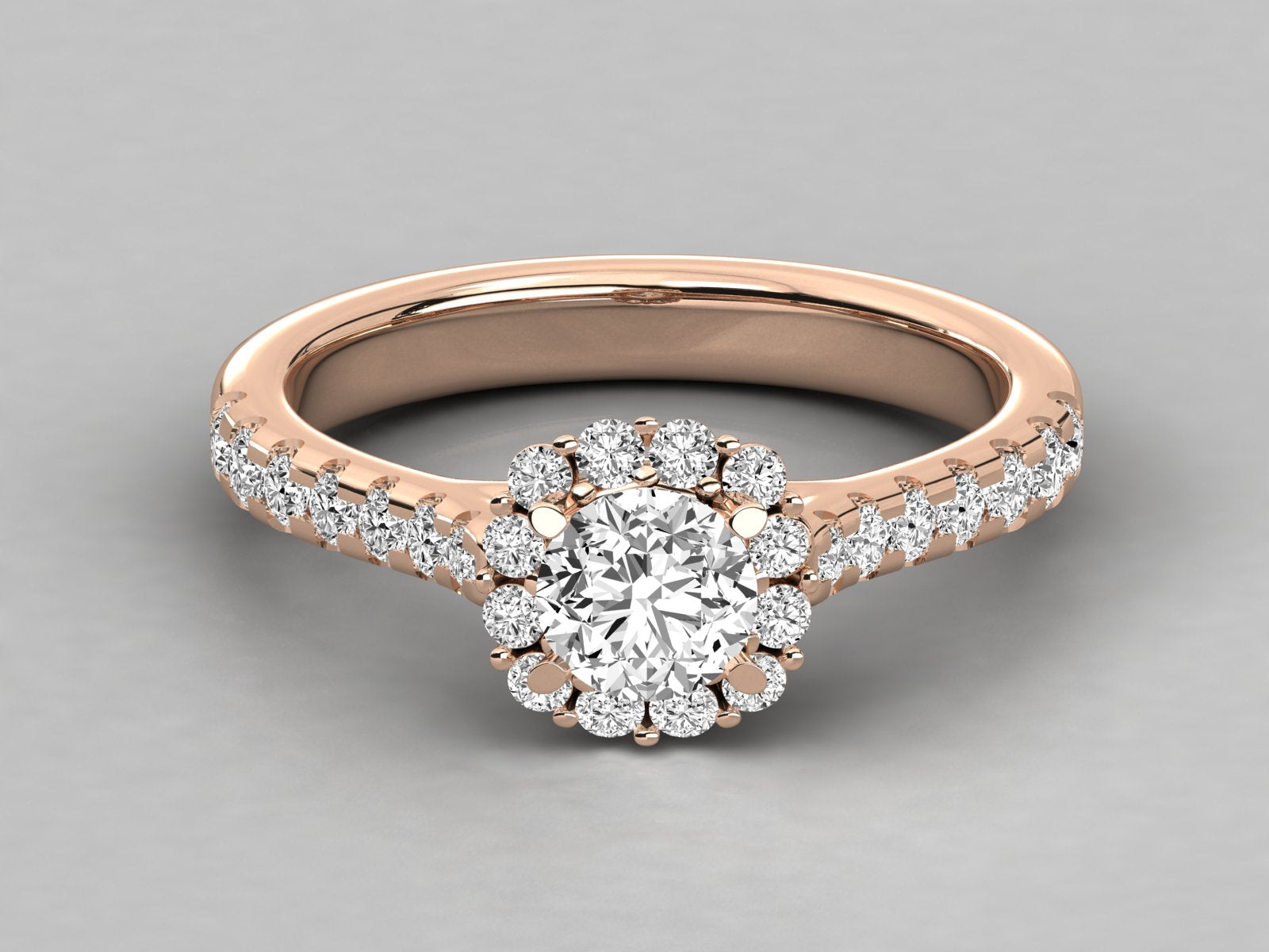 Rose Gold Plated Sterling Silver Ring