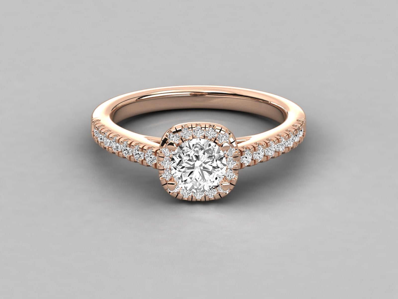 Rose Gold Plated Sterling Silver Ring