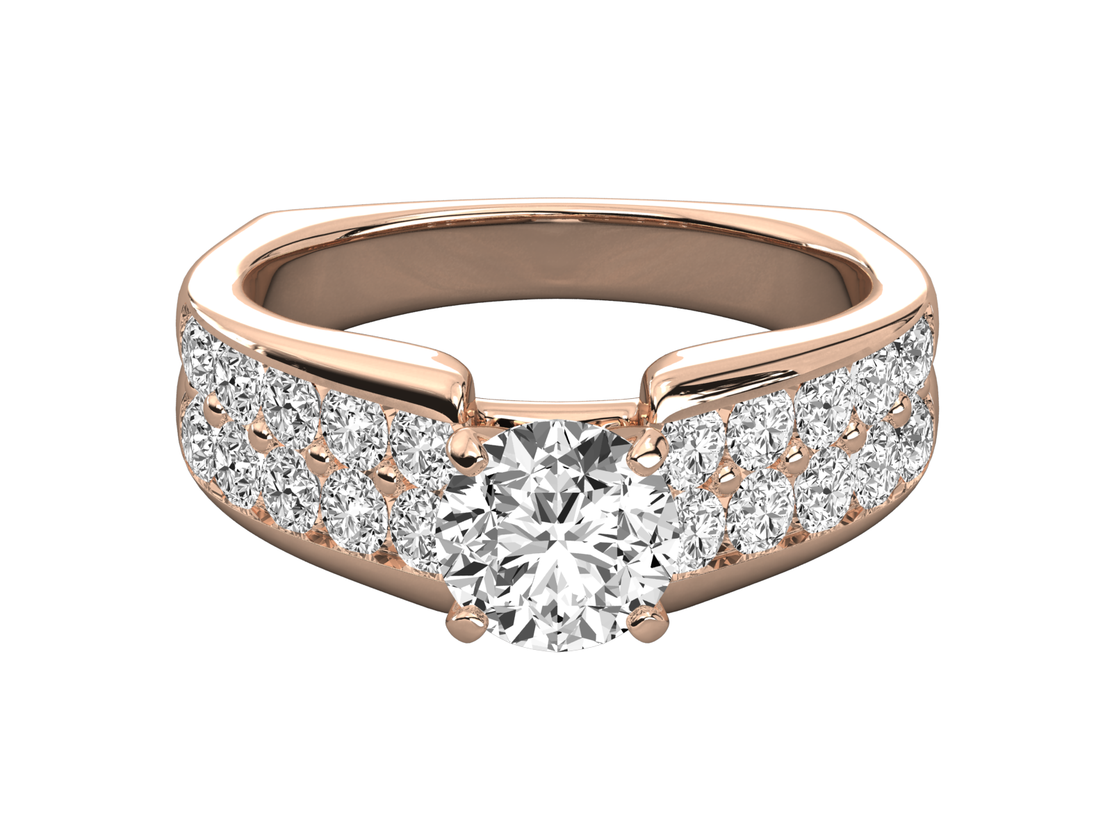 Rose Gold Plated Sterling Silver Ring