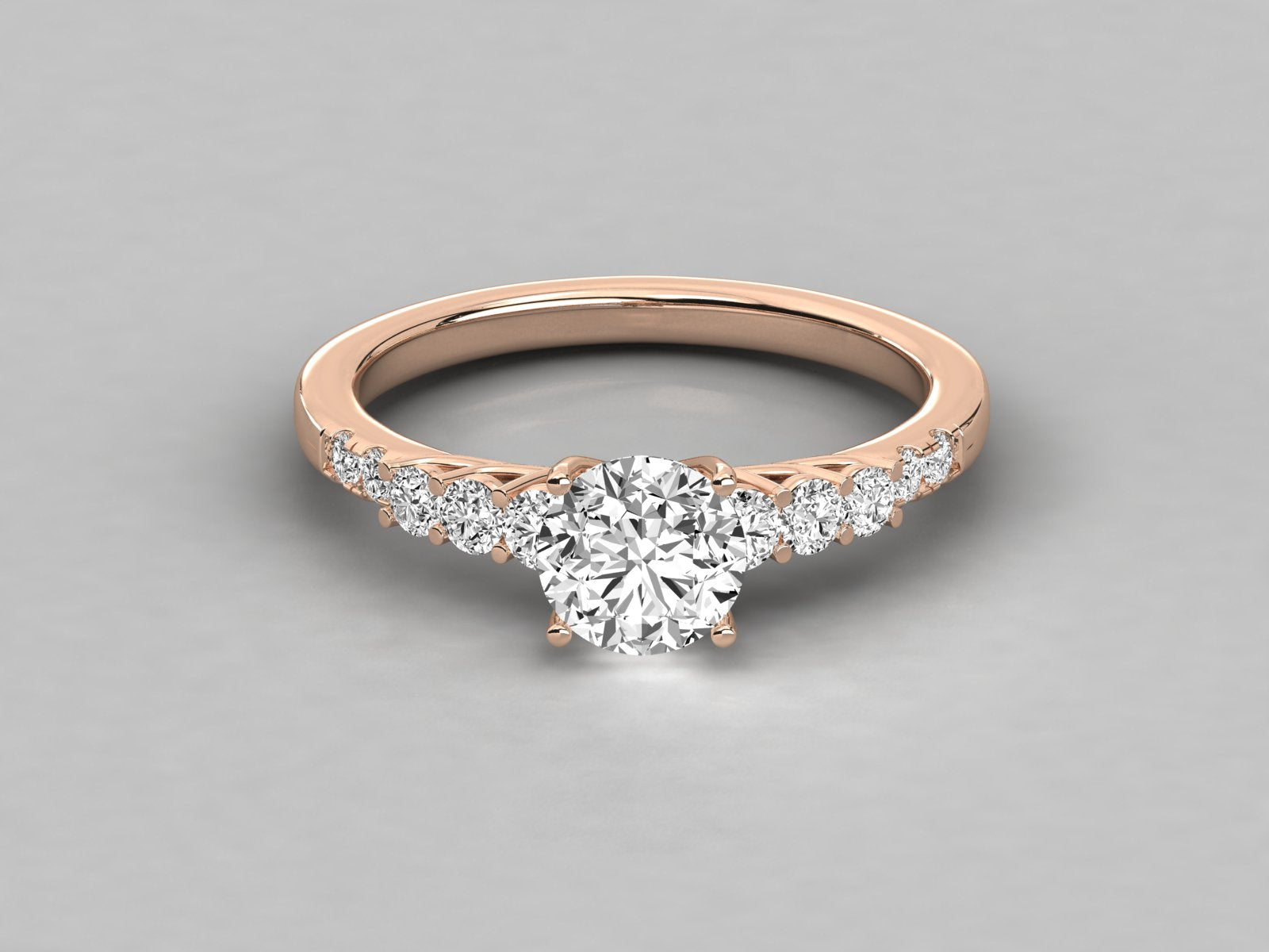 Rose Gold Plated Sterling Silver Ring
