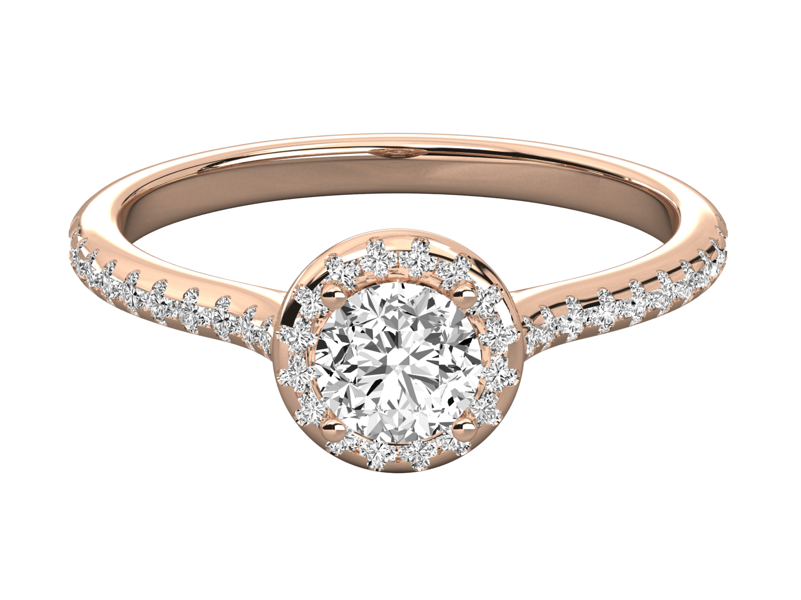 Rose Gold Plated Sterling Silver Ring