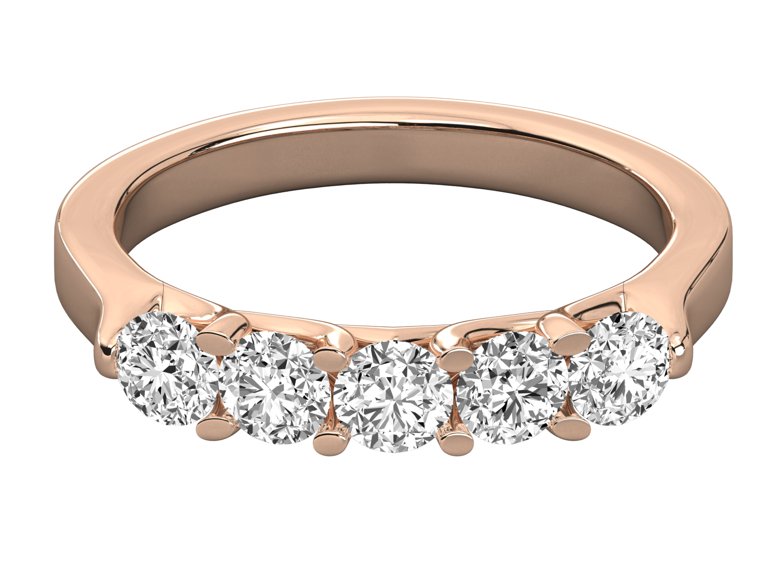Rose Gold Plated Sterling Silver Ring