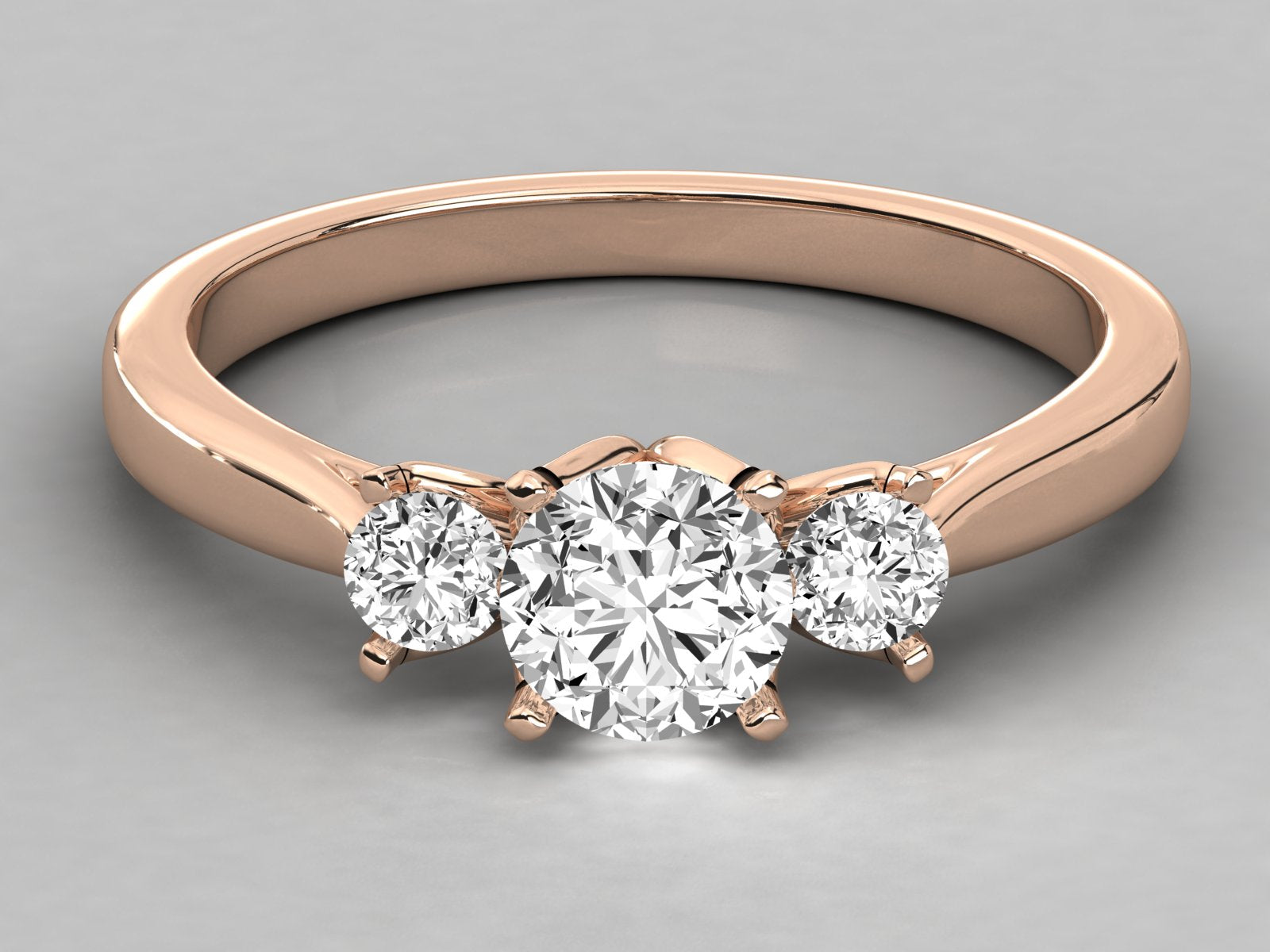 Rose Gold Plated Sterling Silver Ring