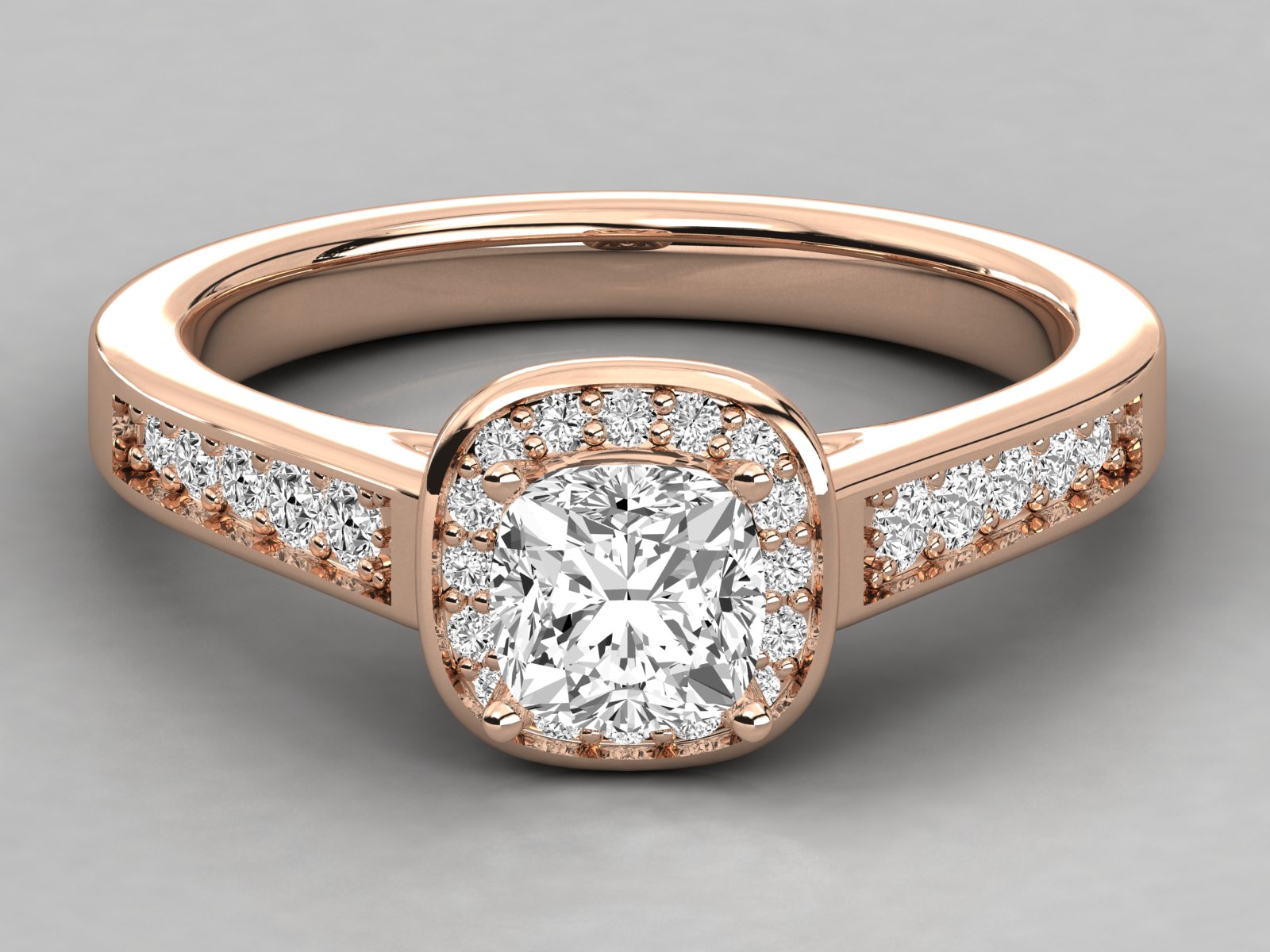 Rose Gold Plated Sterling Silver Ring