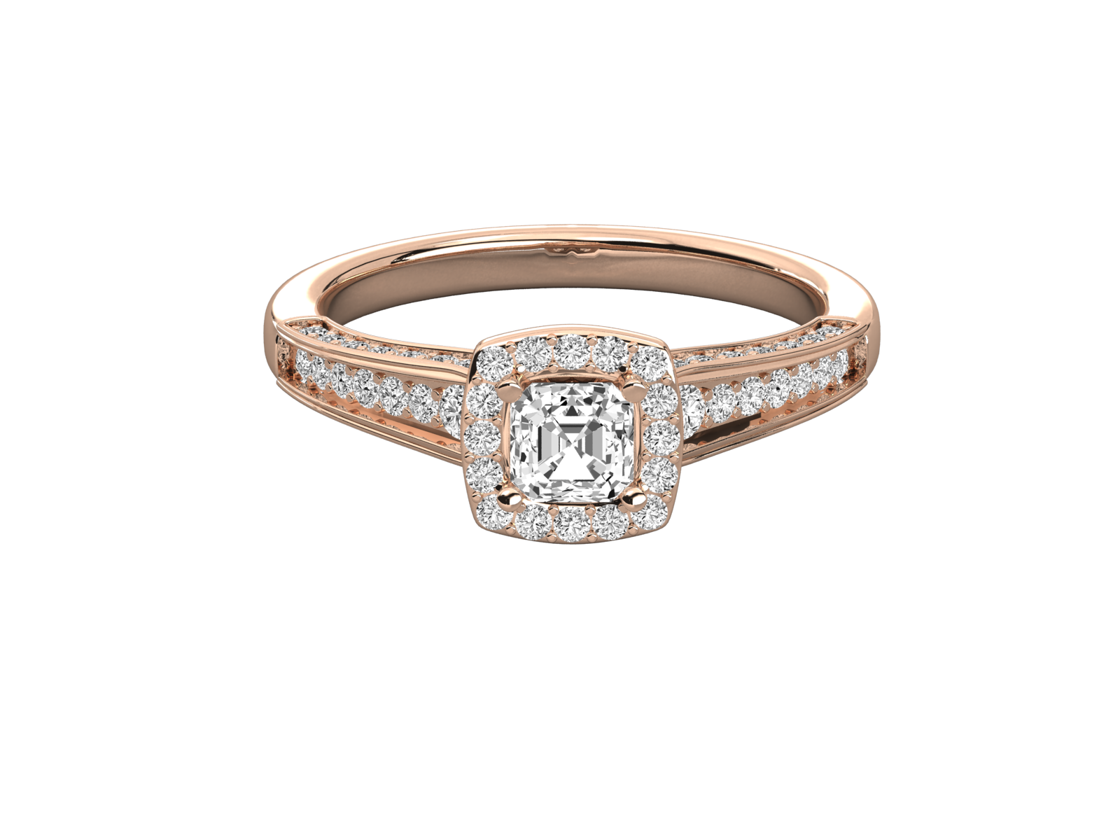 Rose Gold Plated Sterling Silver Ring
