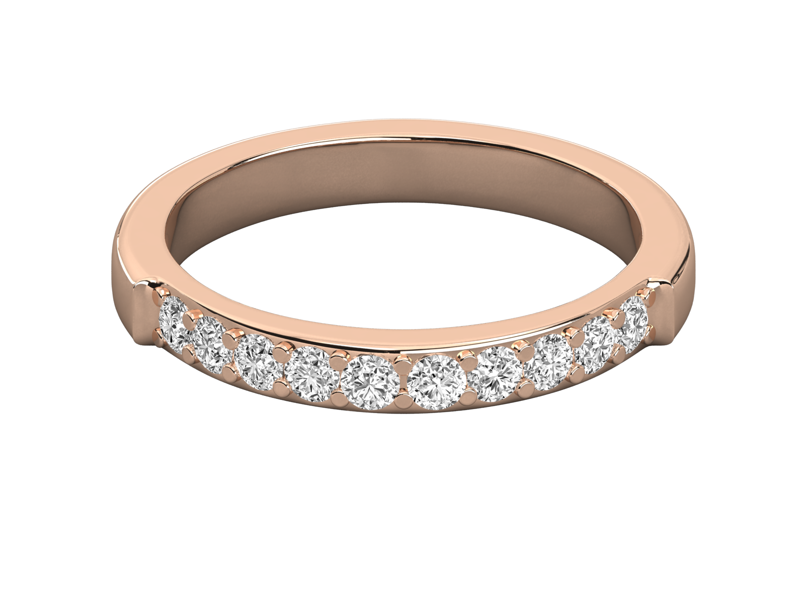 Rose Gold Plated Sterling Silver Ring