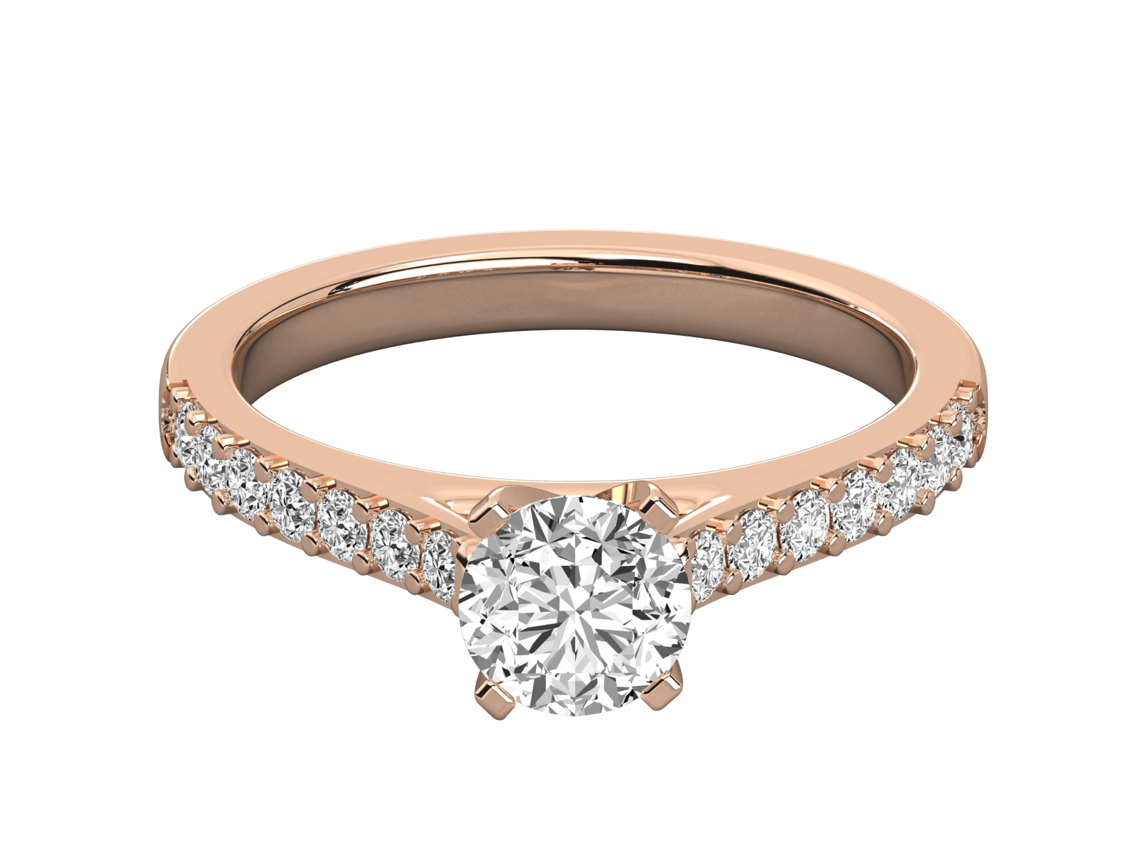 Rose Gold Plated Sterling Silver Ring