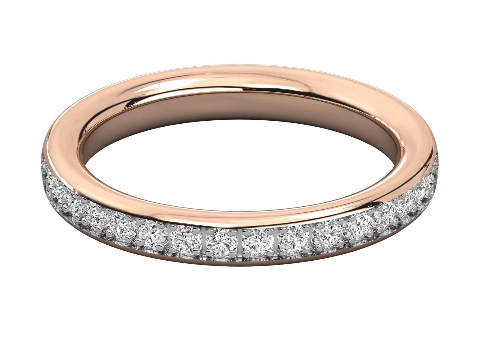 Rose Gold Plated Sterling Silver Ring