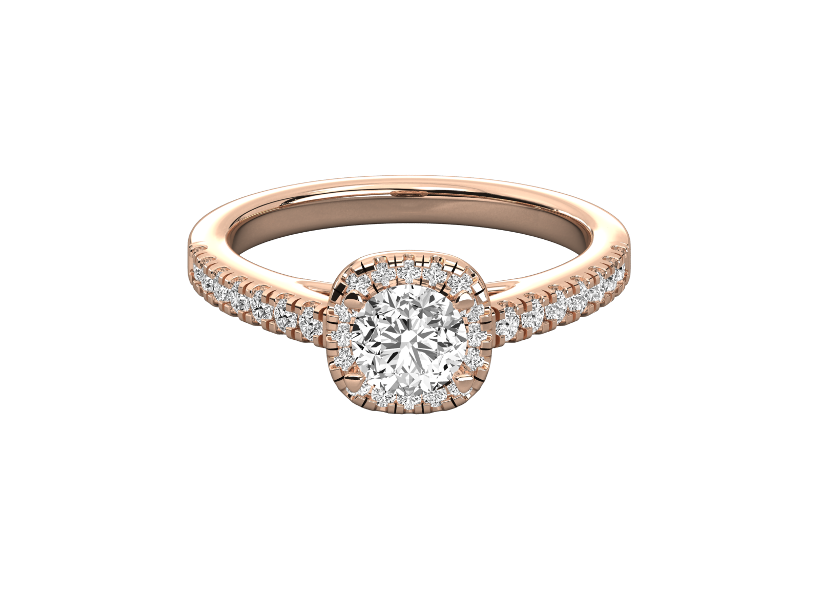 Rose Gold Plated Sterling Silver Ring