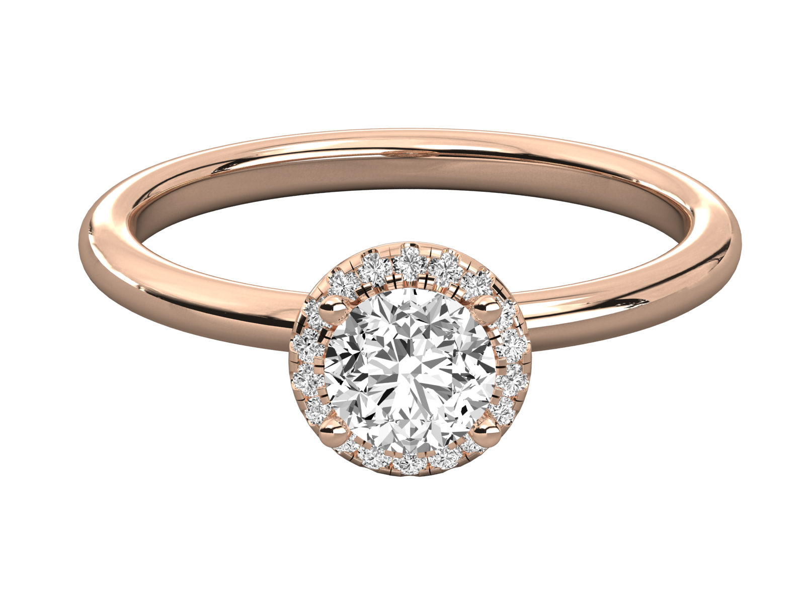 Rose Gold Plated Sterling Silver Ring