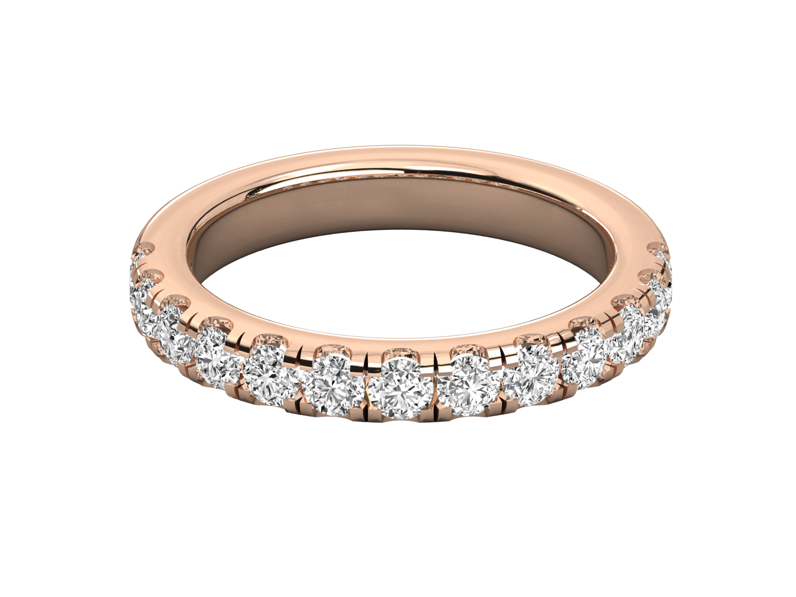 Rose Gold Plated Sterling Silver Ring