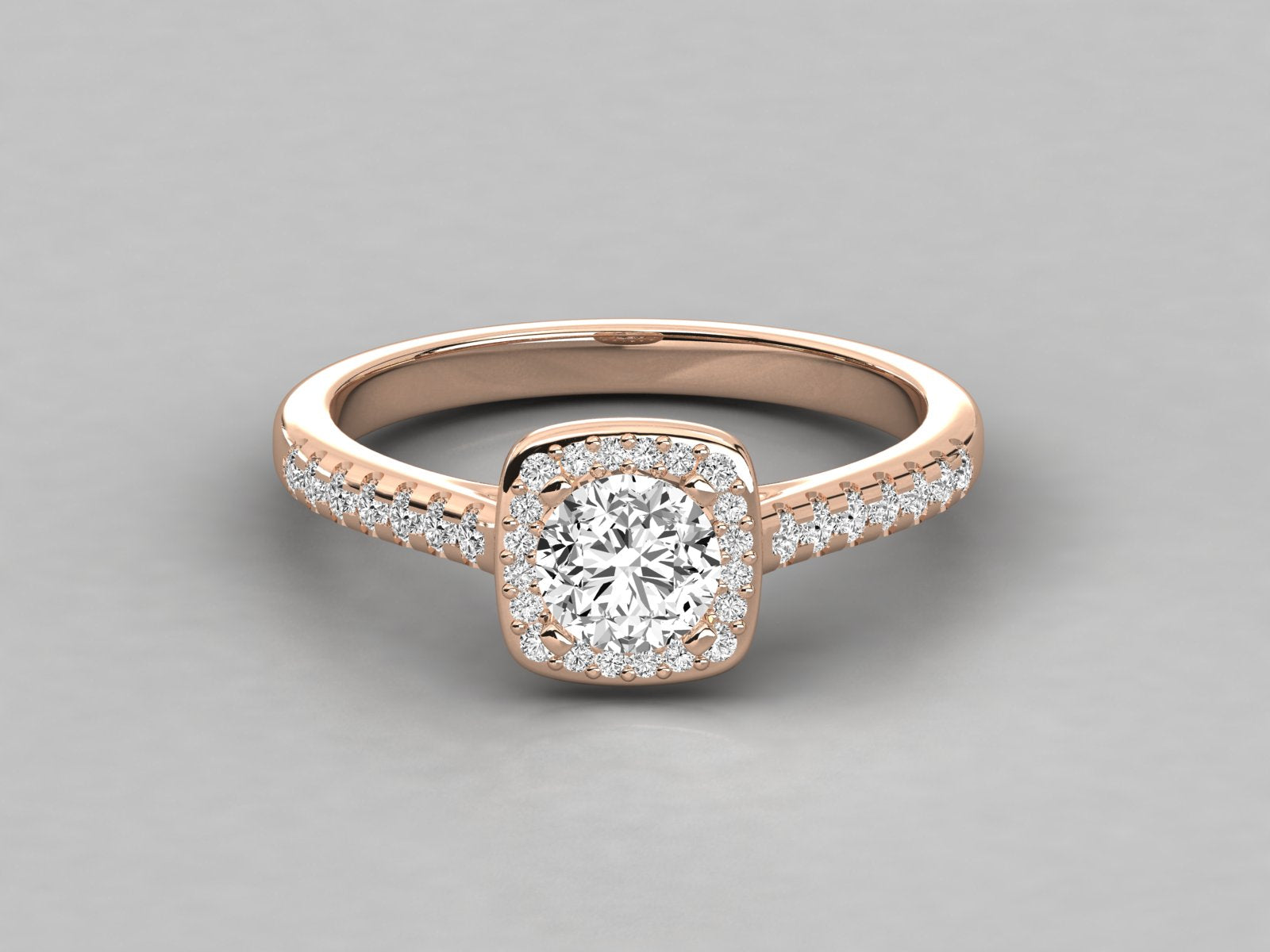 Rose Gold Plated Sterling Silver Ring