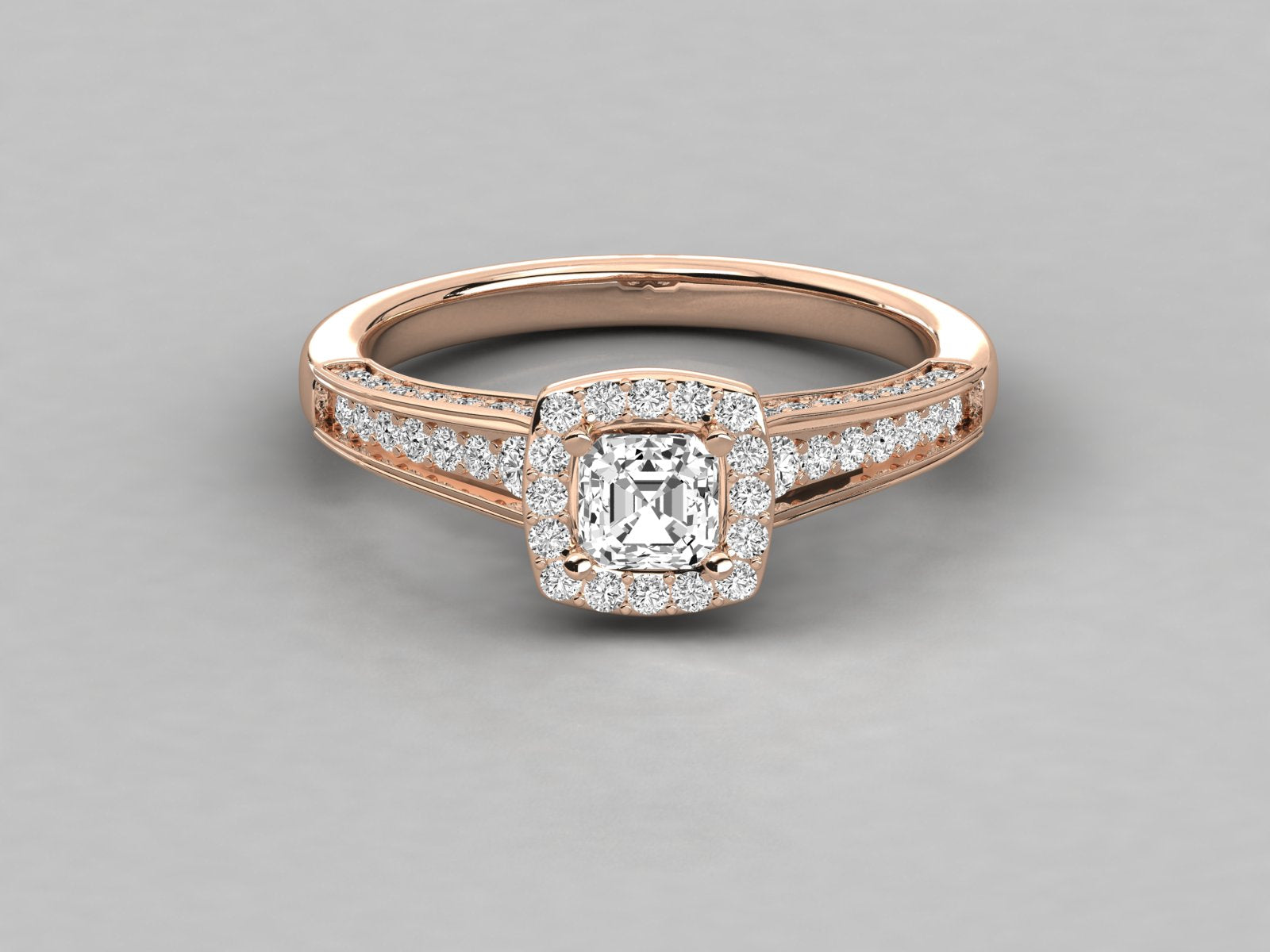 Rose Gold Plated Sterling Silver Ring