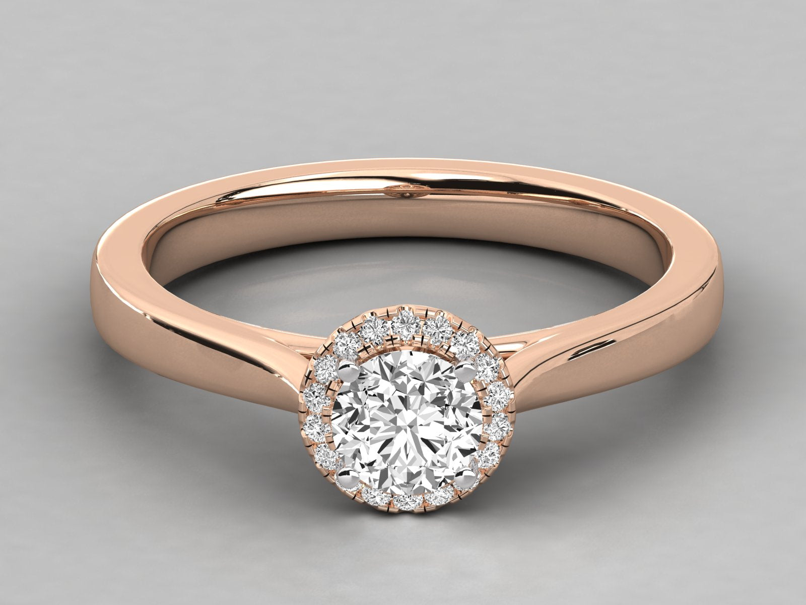 Rose Gold Plated Sterling Silver Ring