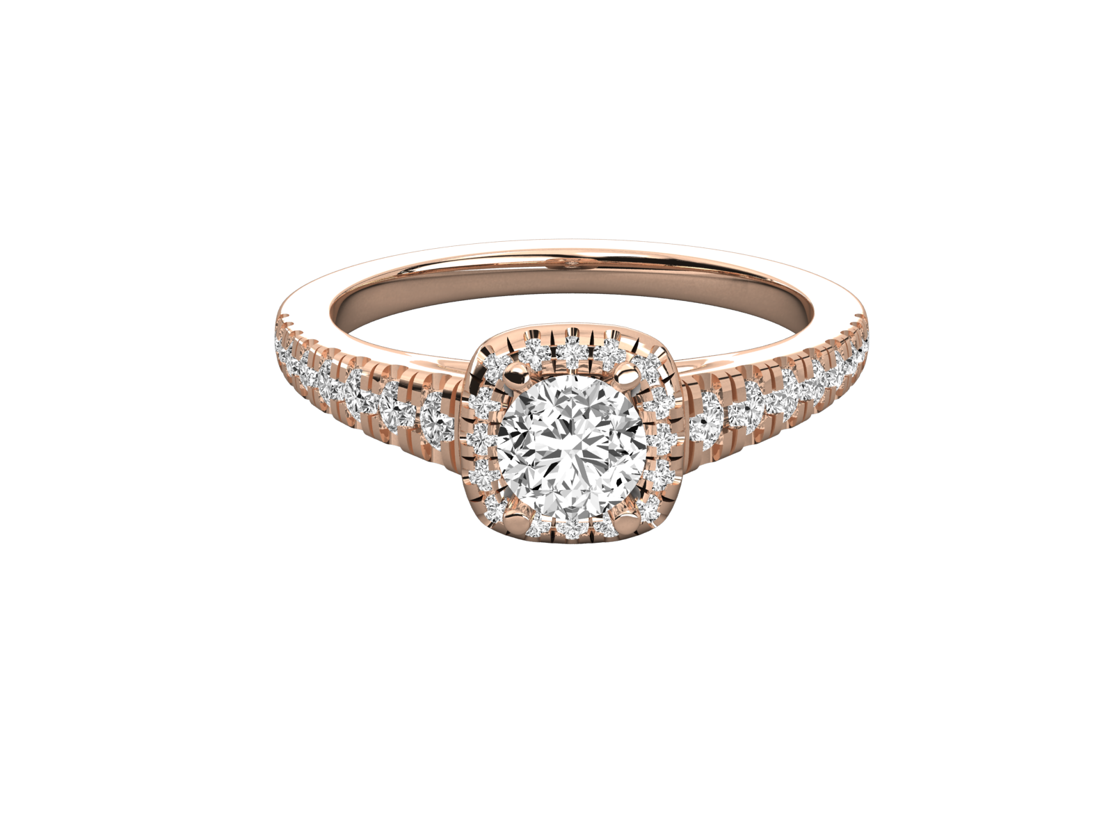 Rose Gold Plated Sterling Silver Ring