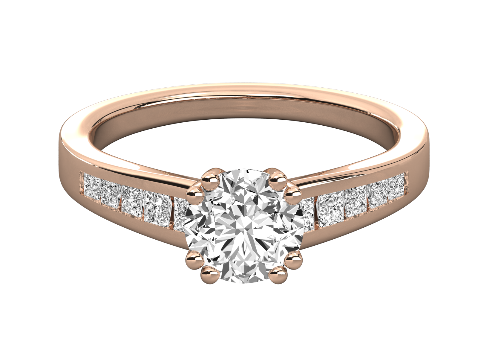 Rose Gold Plated Sterling Silver Ring