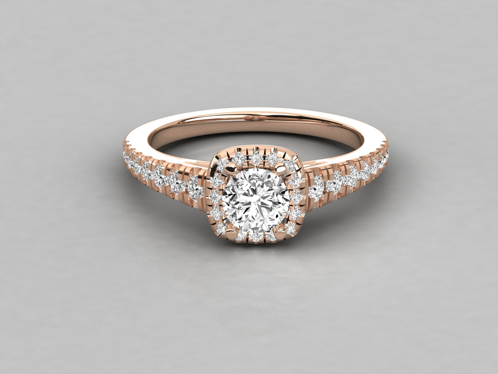 Rose Gold Plated Sterling Silver Ring