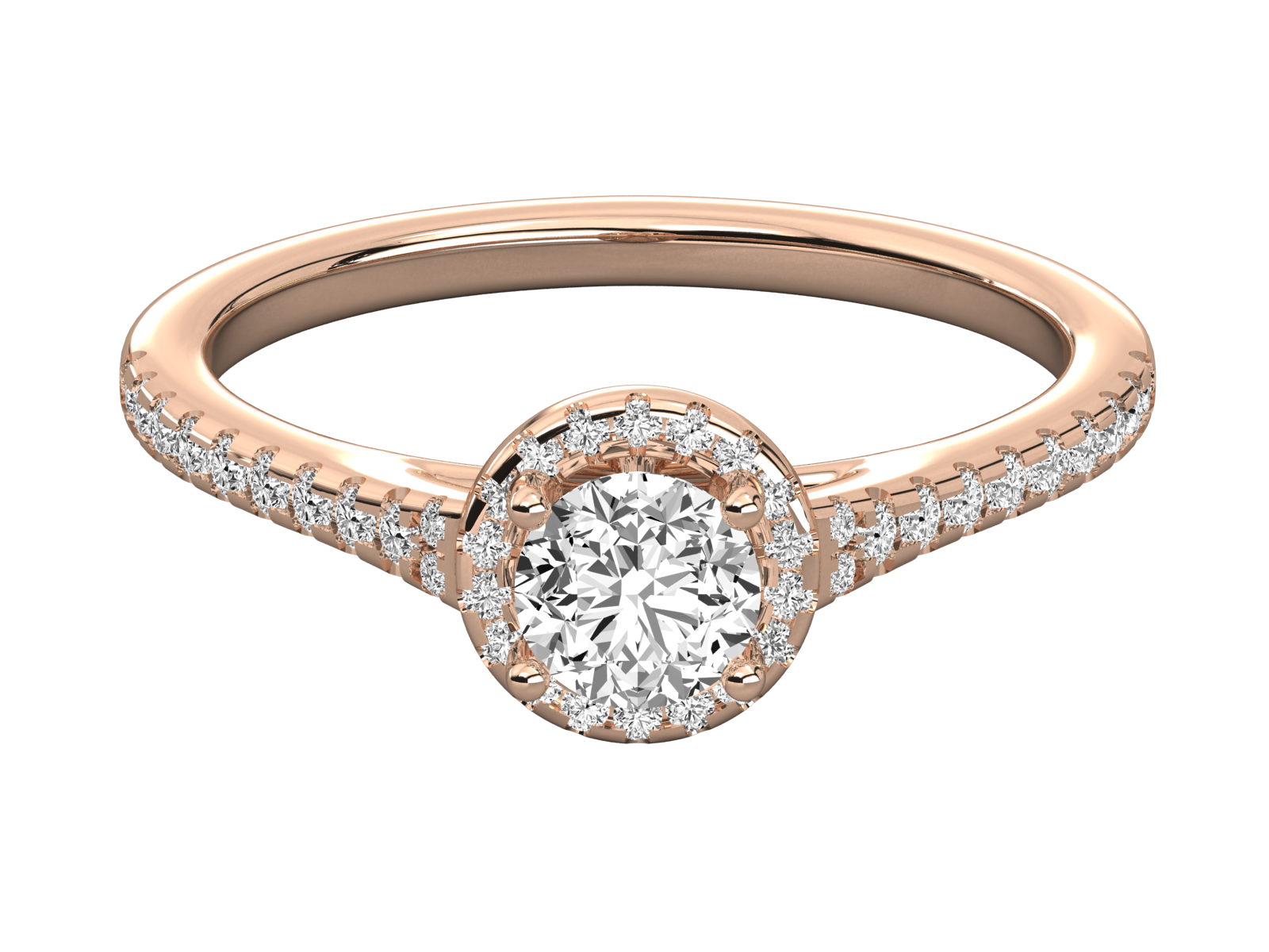 Rose Gold Plated Sterling Silver Ring