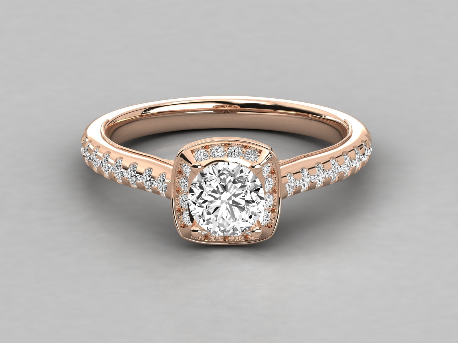 Rose Gold Plated Sterling Silver Ring