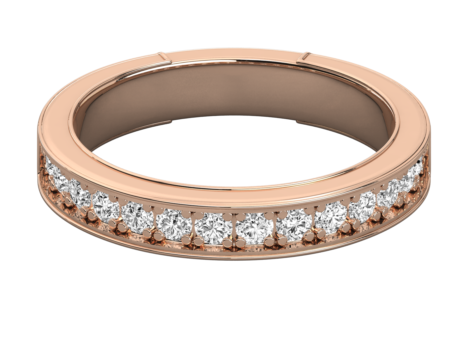 Rose Gold Plated Sterling Silver Ring