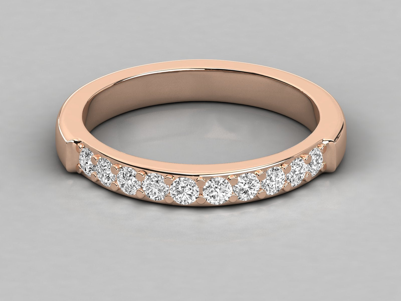 Rose Gold Plated Sterling Silver Ring