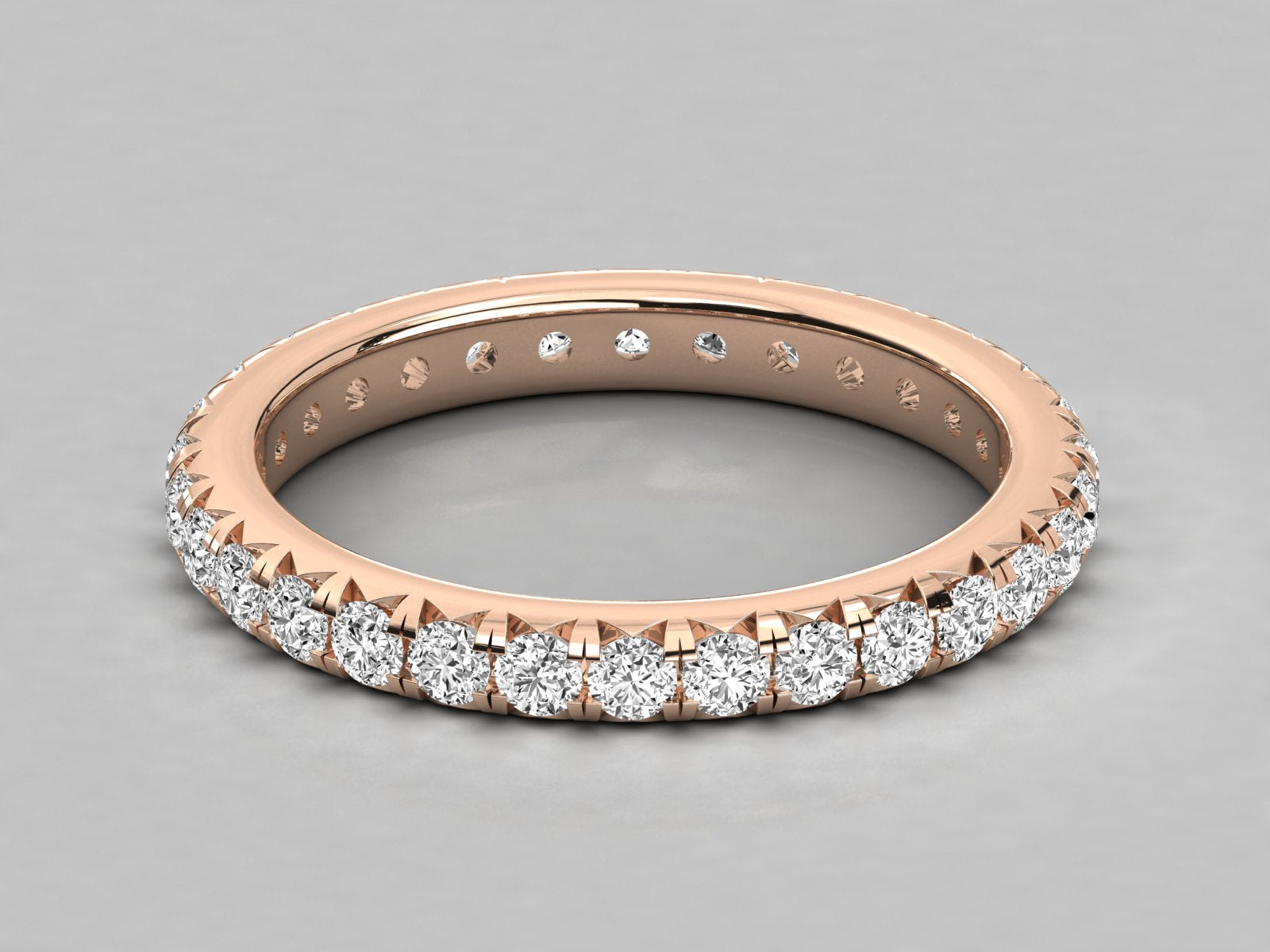 Rose Gold Plated Sterling Silver Ring