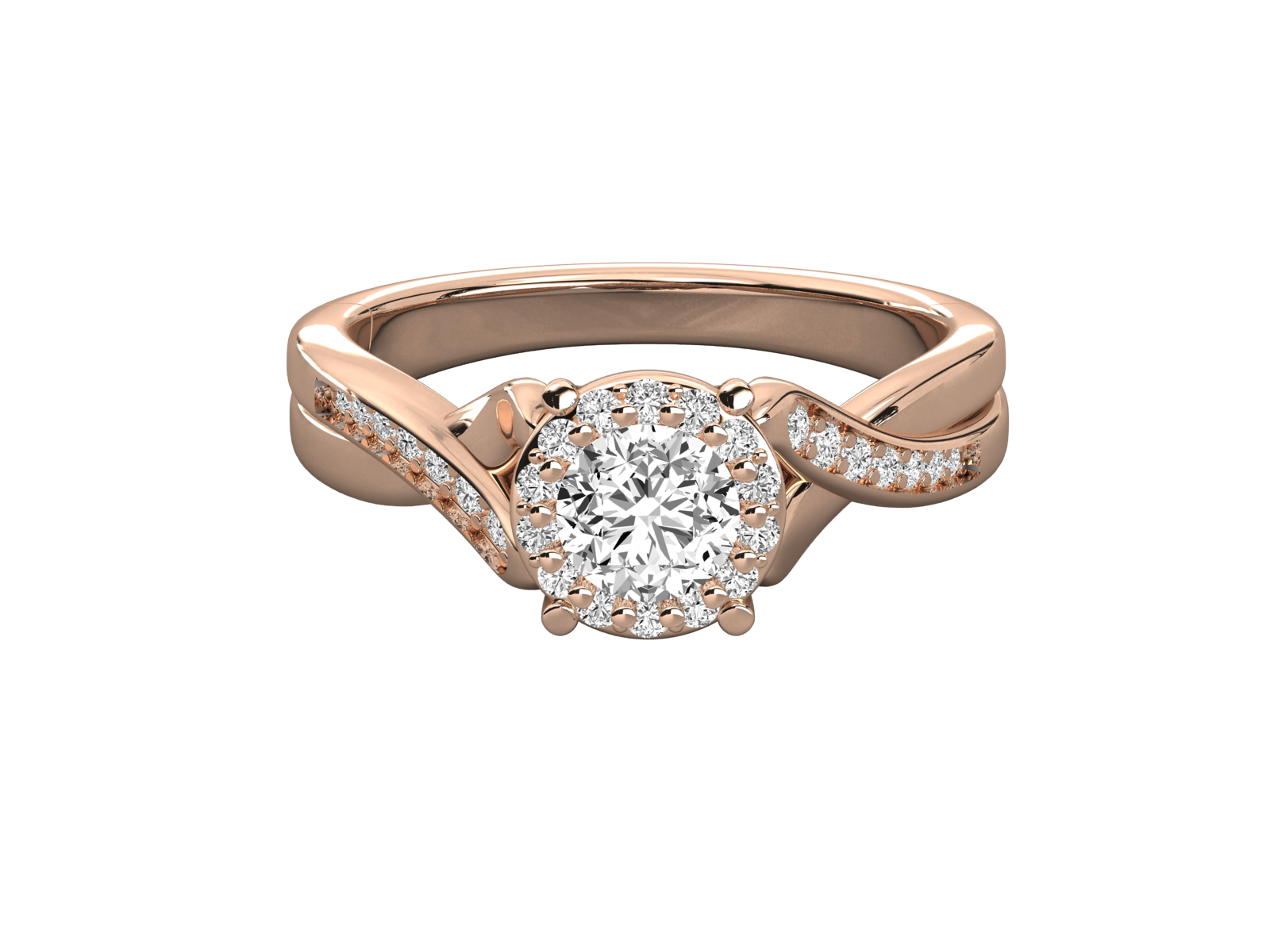 Rose Gold Plated Sterling Silver Ring