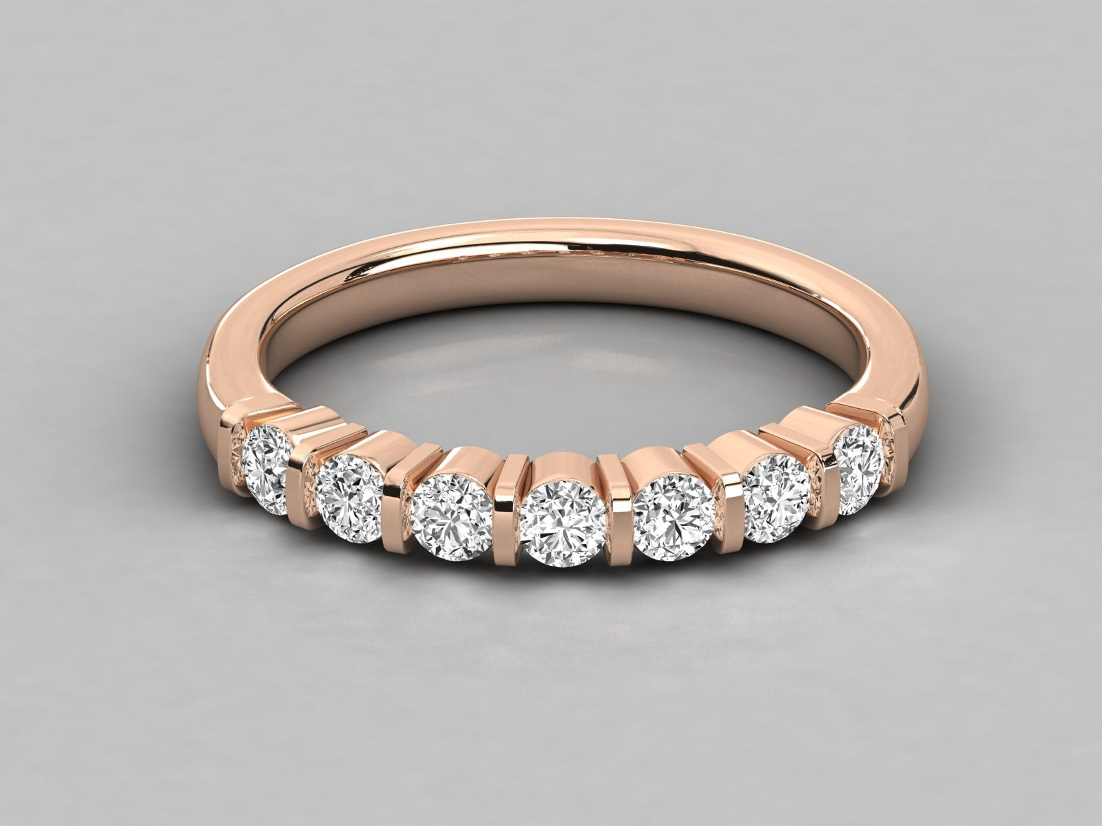 Rose Gold Plated Sterling Silver Ring