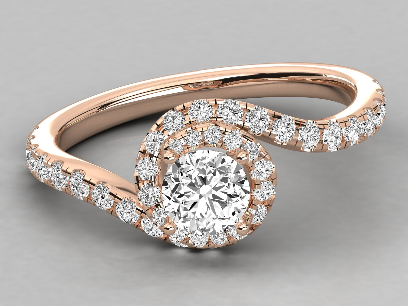 Rose Gold Plated Sterling Silver Ring