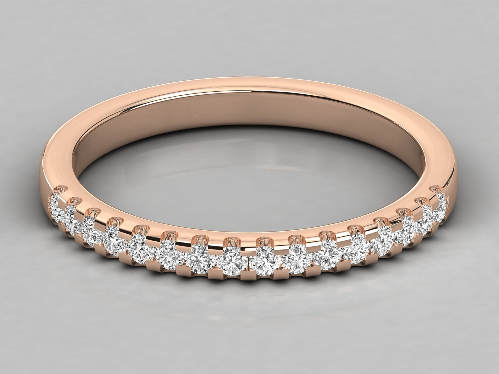 Rose Gold Plated Sterling Silver Ring