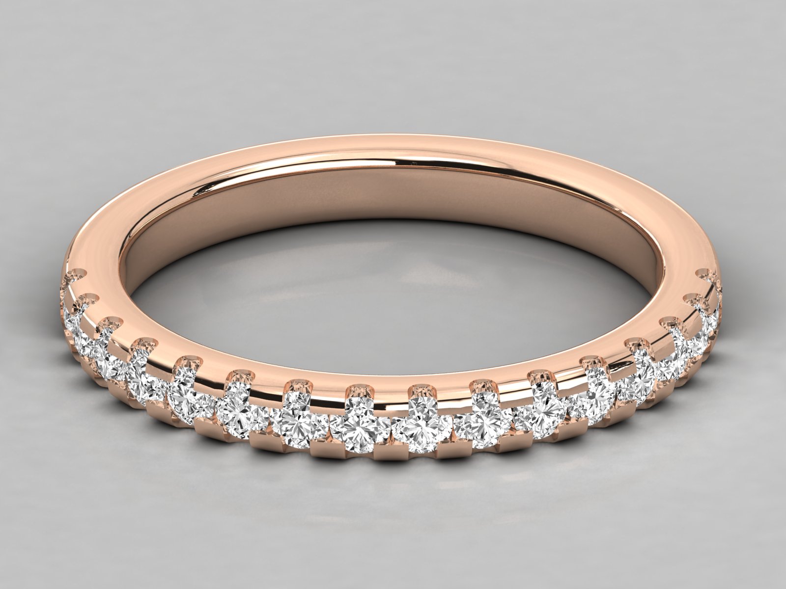 Rose Gold Plated Sterling Silver Ring