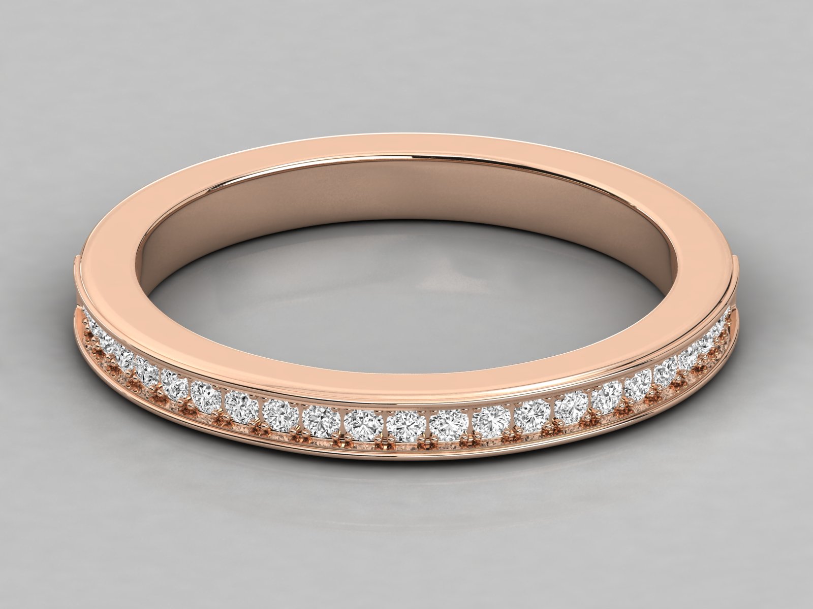 Rose Gold Plated Sterling Silver Ring
