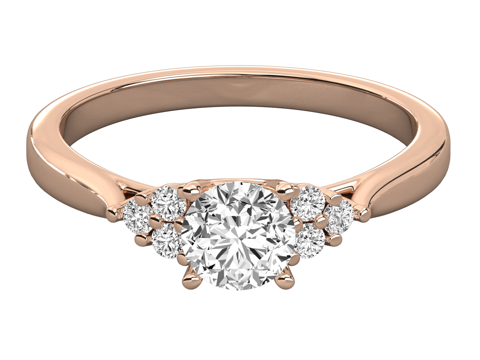 Rose Gold Plated Sterling Silver Ring