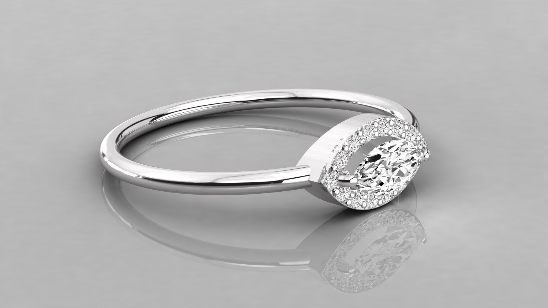 White Gold Ring