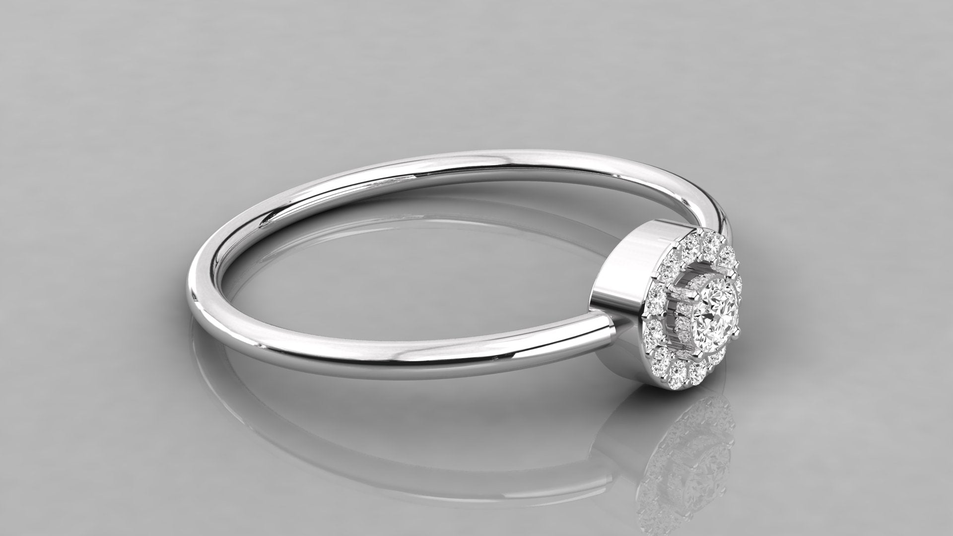 White Gold Ring