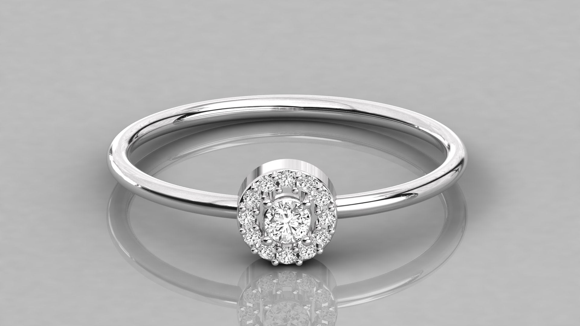 White Gold Ring