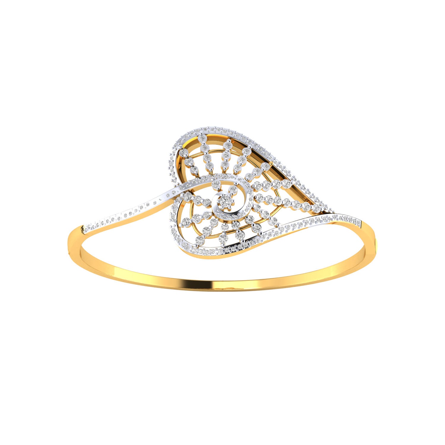 Yellow Gold Plated Sterling Silver Ring