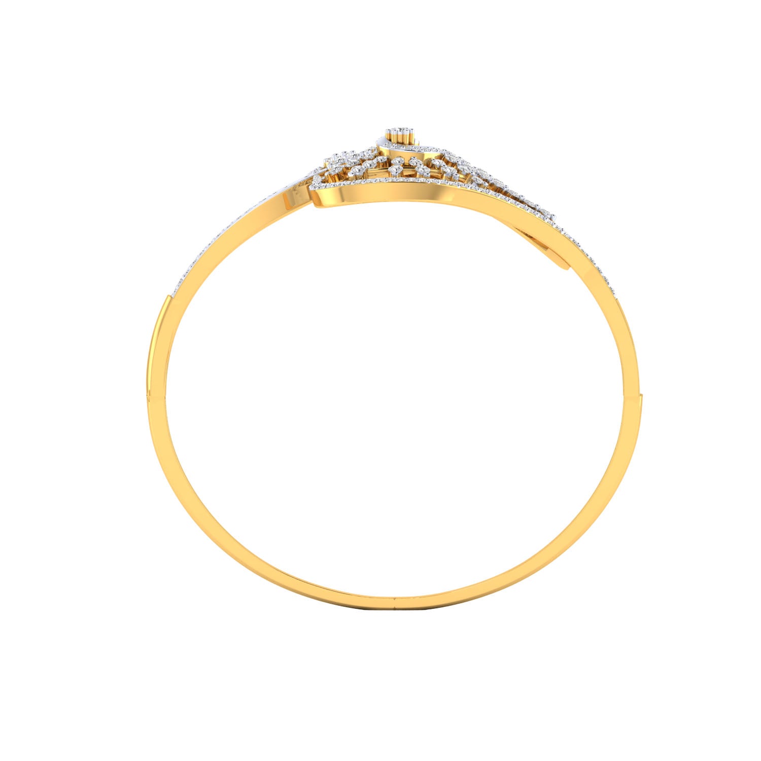 Yellow Gold Plated Sterling Silver Ring