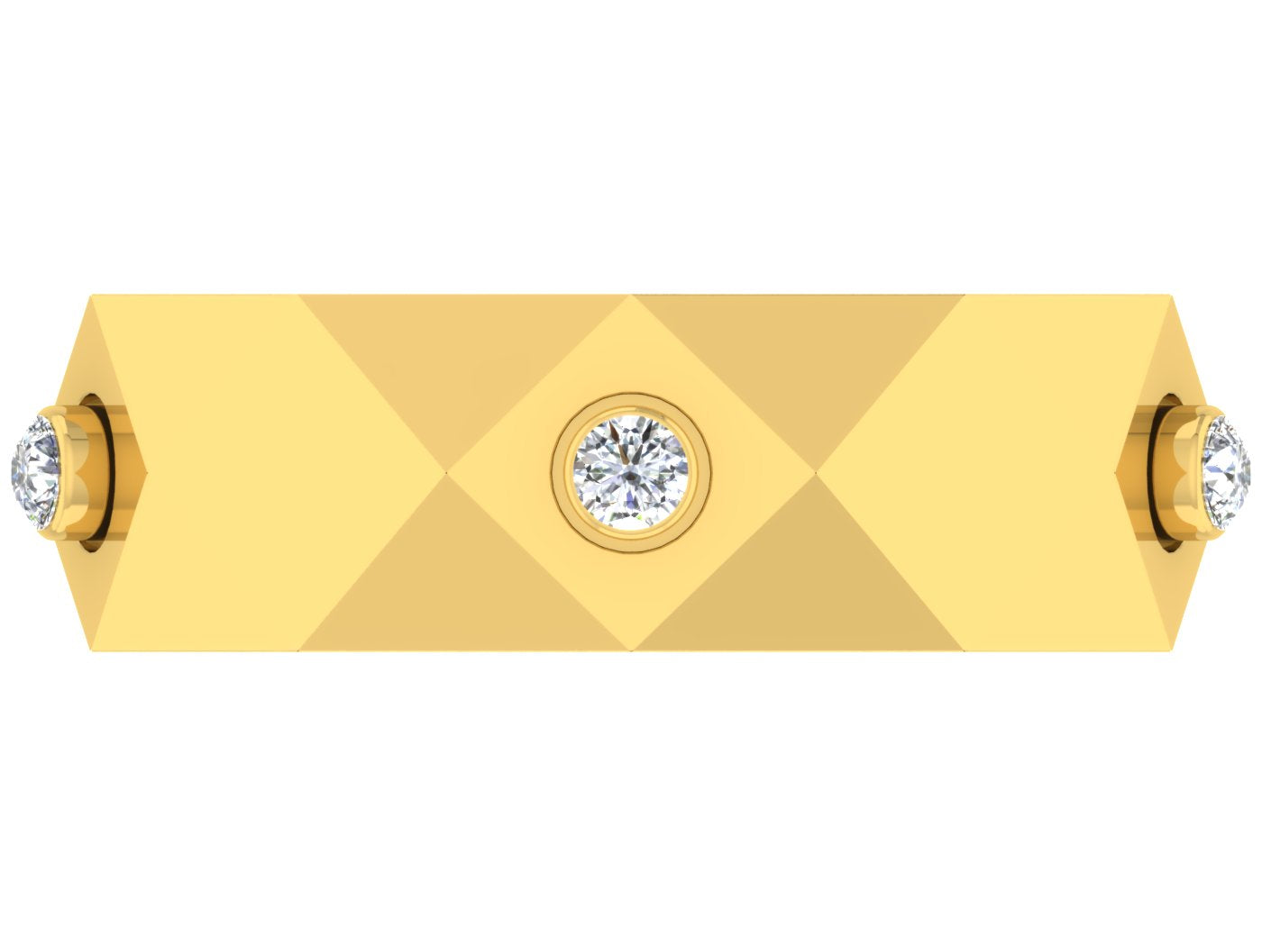 Yellow Gold Plated Sterling Silver Ring