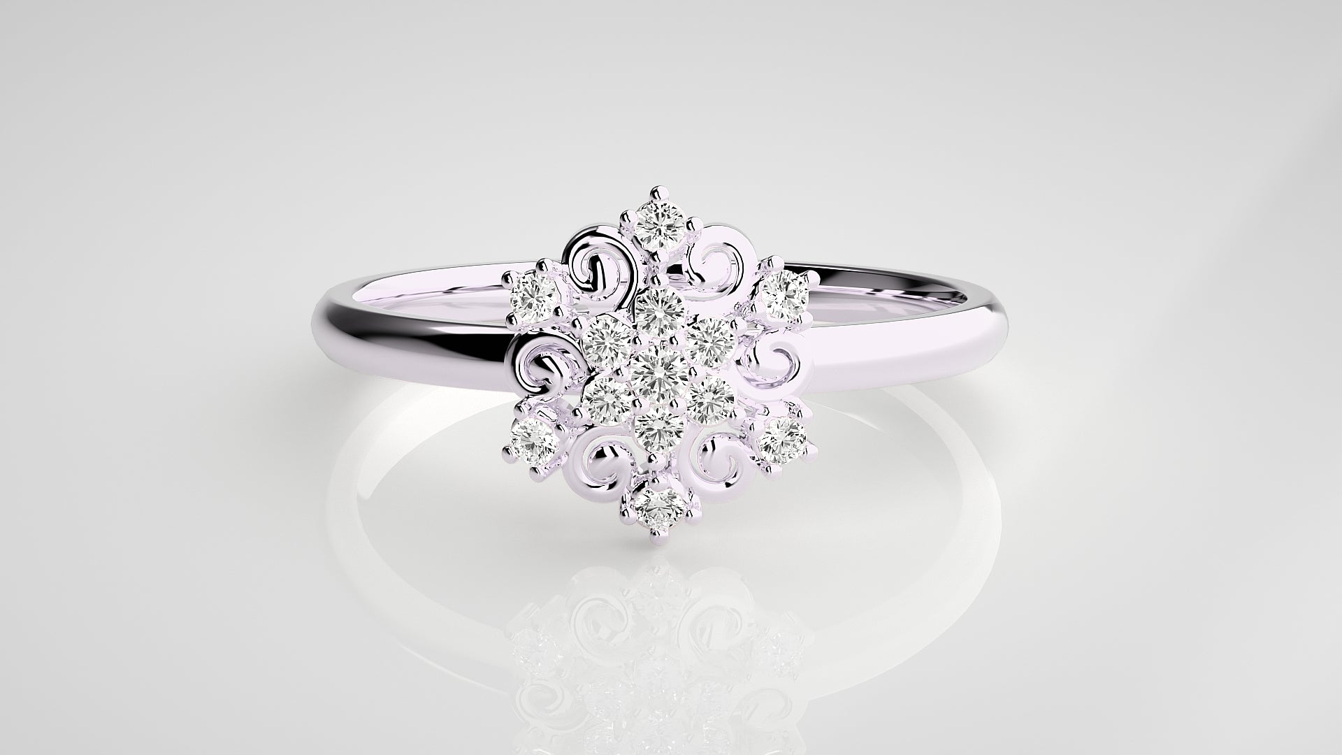 White Gold Ring